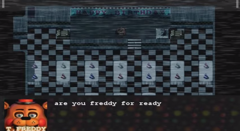 Illustration for article titled Five Nights at Freddy's Parody Turns The Game Into A JRPG About Sex